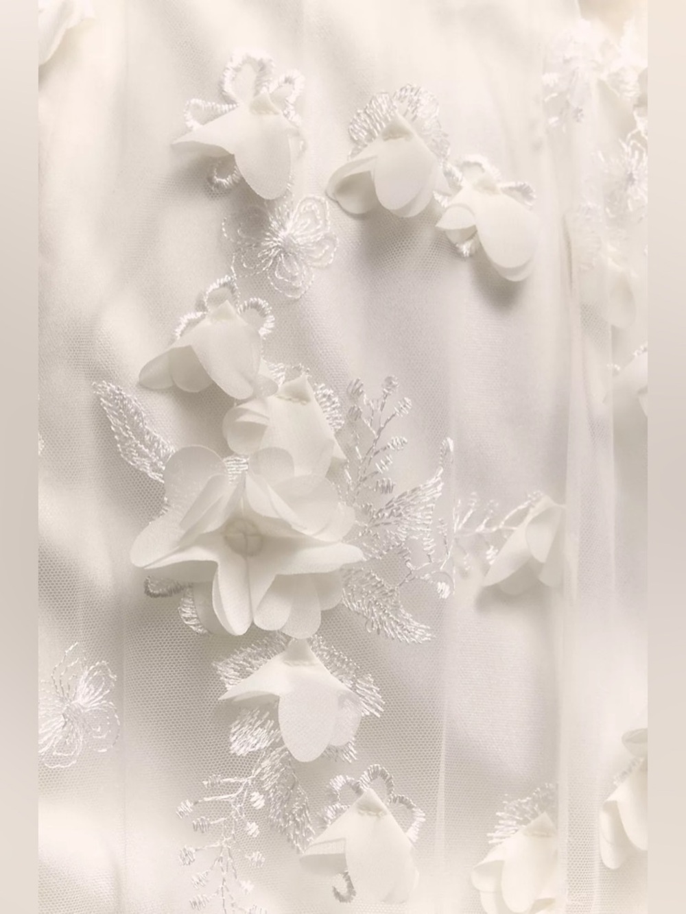 Helsi
Audrey Square-Neck Floral Appliqué Sheer Midi Dress Anthropologie BHLDN - Picture 5 of 14